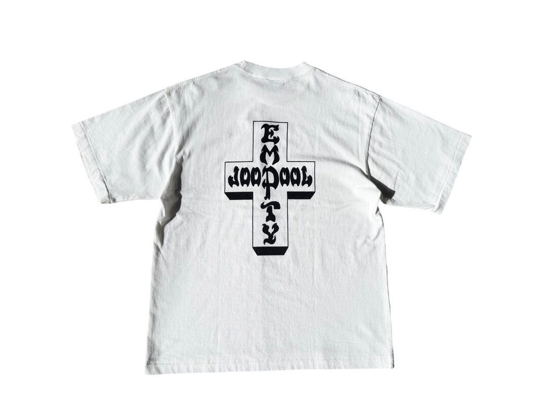 COTTON TEE SHIRT “FADE WHITE”