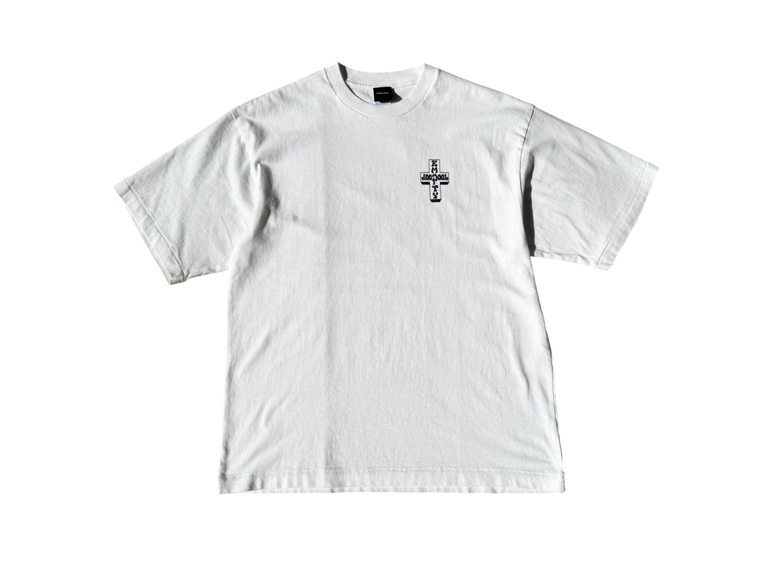 COTTON TEE SHIRT “FADE WHITE”