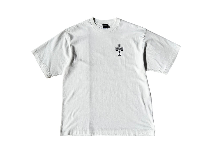 COTTON TEE SHIRT “FADE WHITE”