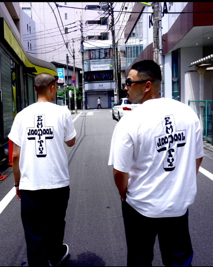 COTTON TEE SHIRT “FADE WHITE”